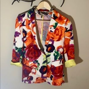 GRACIA Floral Blazer